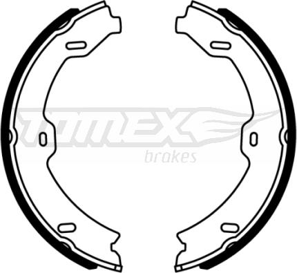 TOMEX brakes TX 22-14 - Bremžu loku komplekts adetalas.lv