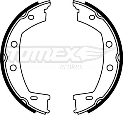 TOMEX brakes TX 22-79 - Bremžu loku komplekts adetalas.lv