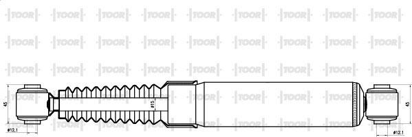 TOOR SG53130 - Amortizators adetalas.lv