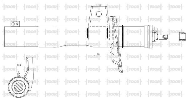 TOOR SG10580 - Amortizators adetalas.lv