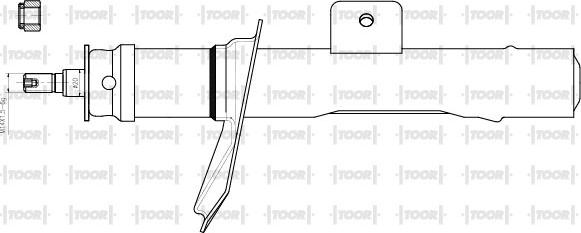 TOOR SG11700 - Amortizators adetalas.lv