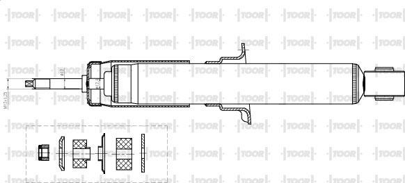 TOOR SG12640 - Amortizators adetalas.lv