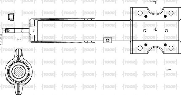 TOOR SG12020 - Amortizators adetalas.lv