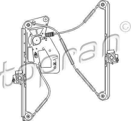 Topran 501 827 - Stikla pacelšanas mehānisms adetalas.lv