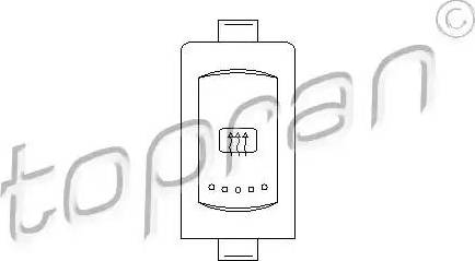 Topran 108 882 - Slēdzis, Aizmugurējā stikla apsilde adetalas.lv