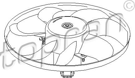 Topran 107 717 - Ventilators, Motora dzesēšanas sistēma adetalas.lv