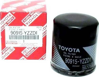 TOYOTA 90915YZZD1 - Eļļas filtrs adetalas.lv