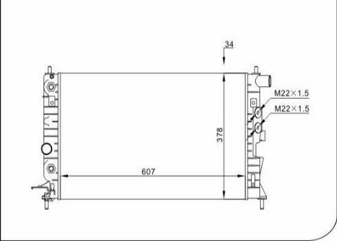 TQ 57248 - Radiators, Motora dzesēšanas sistēma adetalas.lv