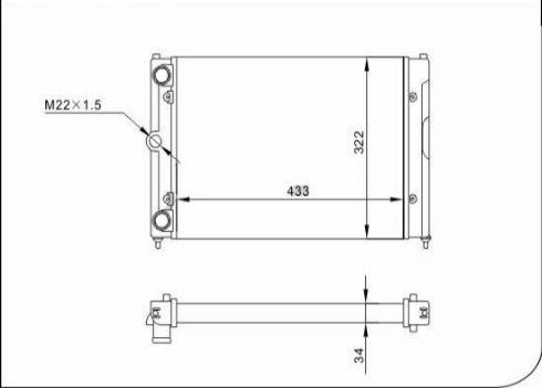 TQ 57230 - Radiators, Motora dzesēšanas sistēma adetalas.lv