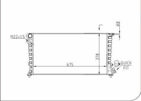 TQ 63022 - Radiators, Motora dzesēšanas sistēma adetalas.lv