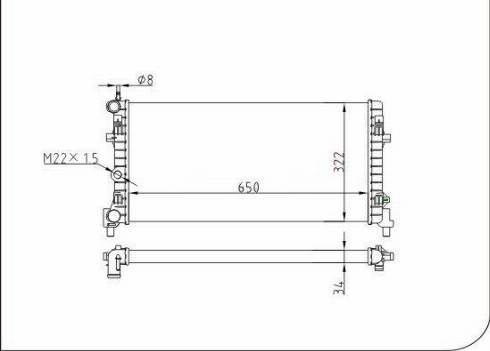 TQ 133688 - Radiators, Motora dzesēšanas sistēma adetalas.lv