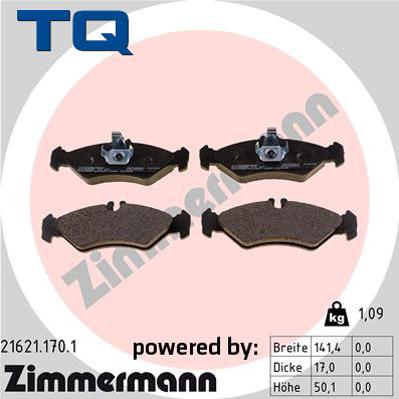 TQ TQ-BP0238 - Bremžu uzliku kompl., Disku bremzes adetalas.lv