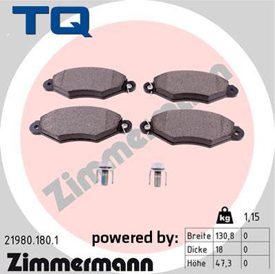 TQ 222652 - Bremžu uzliku kompl., Disku bremzes adetalas.lv