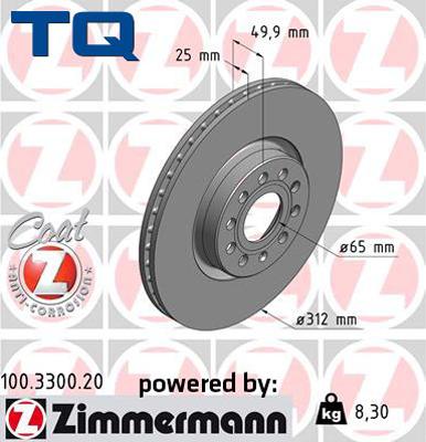 TQ TQ-BD0007 - Bremžu diski adetalas.lv