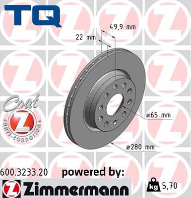 TQ TQ-BD0104 - Bremžu diski adetalas.lv