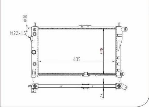 TQ 70038 - Radiators, Motora dzesēšanas sistēma adetalas.lv