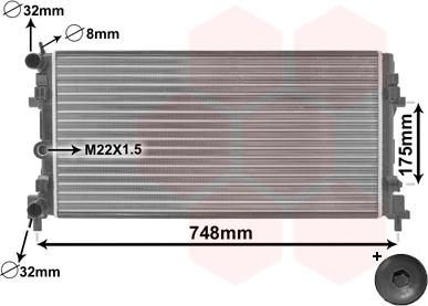 TQ TQ-49002037 - Radiators, Motora dzesēšanas sistēma adetalas.lv