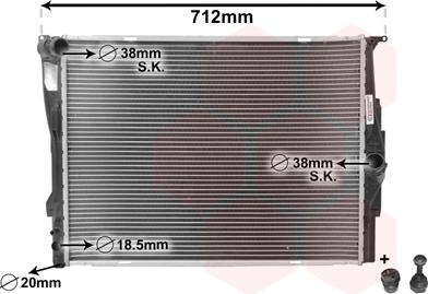 TQ TQ-06002291 - Radiators, Motora dzesēšanas sistēma adetalas.lv