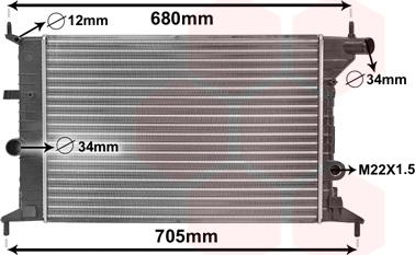 TQ TQ-37002242 - Radiators, Motora dzesēšanas sistēma adetalas.lv