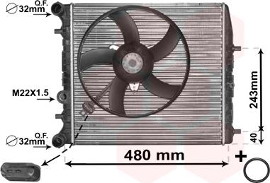 TQ TQ-76002013 - Radiators, Motora dzesēšanas sistēma adetalas.lv