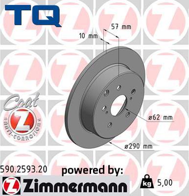 TQ TQ-BD1107 - Bremžu diski adetalas.lv