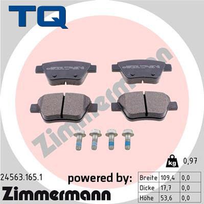 TQ TQ-BP0090 - Bremžu uzliku kompl., Disku bremzes adetalas.lv