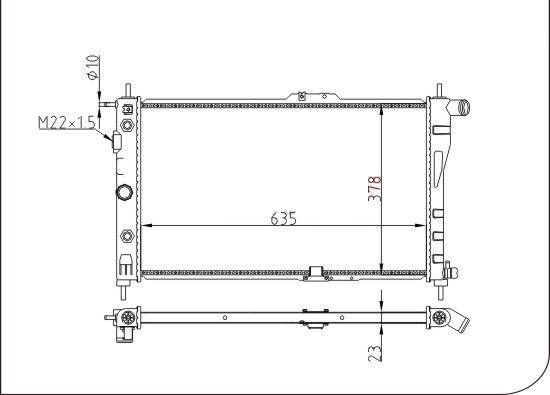 TQ TQ-YMLR096 - Radiators, Motora dzesēšanas sistēma adetalas.lv