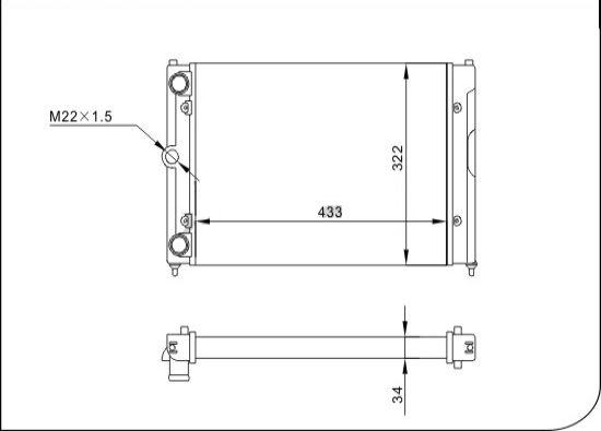 TQ TQ-YMLR038 - Radiators, Motora dzesēšanas sistēma adetalas.lv