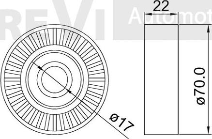 Trevi Automotive TA1565 - Parazīt / Vadrullītis, Ķīļrievu siksna adetalas.lv