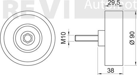 Trevi Automotive TA1505 - Parazīt / Vadrullītis, Ķīļrievu siksna adetalas.lv