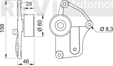 Trevi Automotive TA1057 - Parazīt / Vadrullītis, Ķīļrievu siksna adetalas.lv