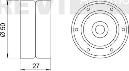 Trevi Automotive TD1494 - Parazīt / Vadrullītis, Zobsiksna adetalas.lv