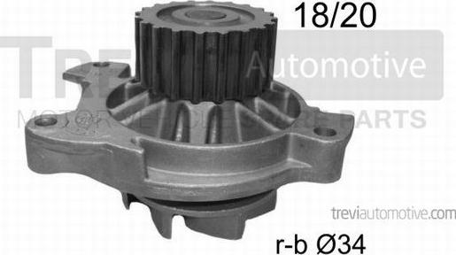 Trevi Automotive TP858 - Ūdenssūknis adetalas.lv