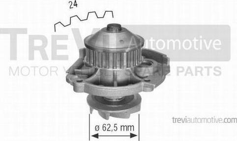 Trevi Automotive TP839 - Ūdenssūknis adetalas.lv