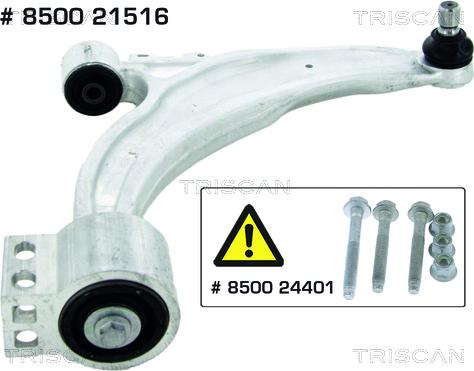 Triscan 8500 21516 - Neatkarīgās balstiekārtas svira, Riteņa piekare adetalas.lv