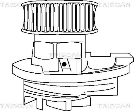 Triscan 8600 24002 - Ūdenssūknis adetalas.lv