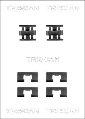 Triscan 8105 401606 - Piederumu komplekts, Disku bremžu uzlikas adetalas.lv