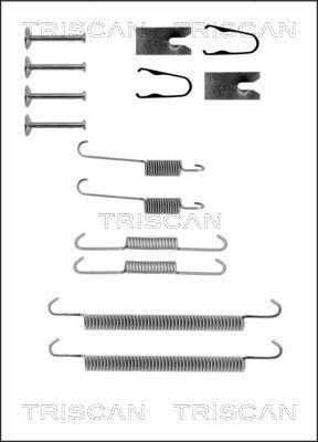 Triscan 8105 432586 - Piederumu komplekts, Bremžu loki adetalas.lv