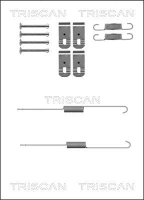 Triscan 8105 422589 - Piederumu komplekts, Bremžu loki adetalas.lv