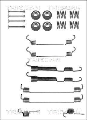 Triscan 8105 422584 - Piederumu komplekts, Bremžu loki adetalas.lv