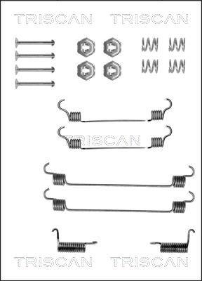 Triscan 8105 142560 - Piederumu komplekts, Bremžu loki adetalas.lv