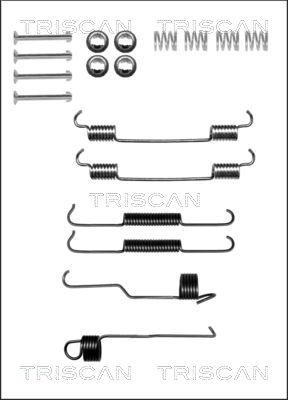 Triscan 8105 152559 - Piederumu komplekts, Bremžu loki adetalas.lv