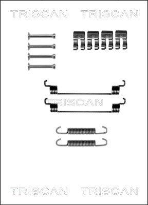 Triscan 8105 152556 - Piederumu komplekts, Bremžu loki adetalas.lv