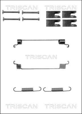 Triscan 8105 152562 - Piederumu komplekts, Bremžu loki adetalas.lv