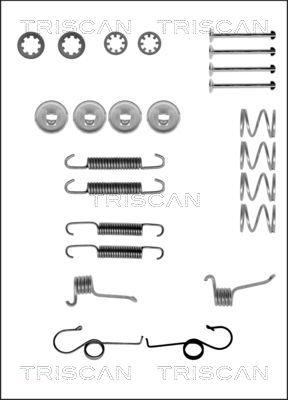 Triscan 8105 162336 - Piederumu komplekts, Bremžu loki adetalas.lv