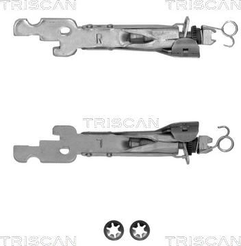 Triscan 8105 103003 - Regulatora komplekts, Trumuļu bremzes adetalas.lv