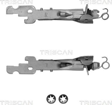 Triscan 8105 103002 - Regulatora komplekts, Trumuļu bremzes adetalas.lv