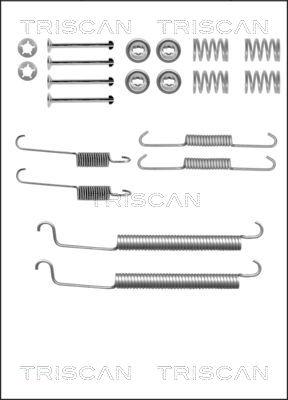 Triscan 8105 102581 - Piederumu komplekts, Bremžu loki adetalas.lv