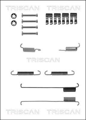 Triscan 8105 102576 - Piederumu komplekts, Bremžu loki adetalas.lv