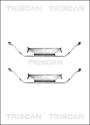 Triscan 8105 111571 - Piederumu komplekts, Disku bremžu uzlikas adetalas.lv